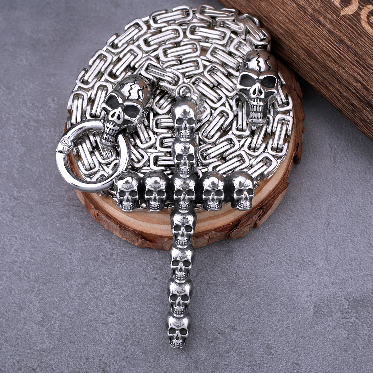Stainless Steel Cross Skull Pe - مراجعة Street Fashion Mood وسعره