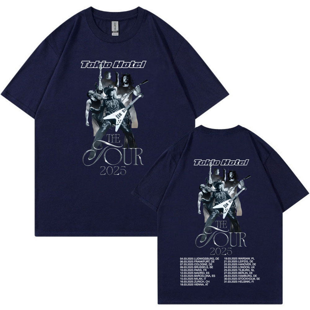 German Rock Band Tokio Hotel T - مراجعة Street Fashion Chicago وسعره