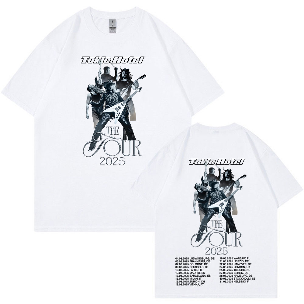German Rock Band Tokio Hotel T - مراجعة Street Fashion Chicago وسعره