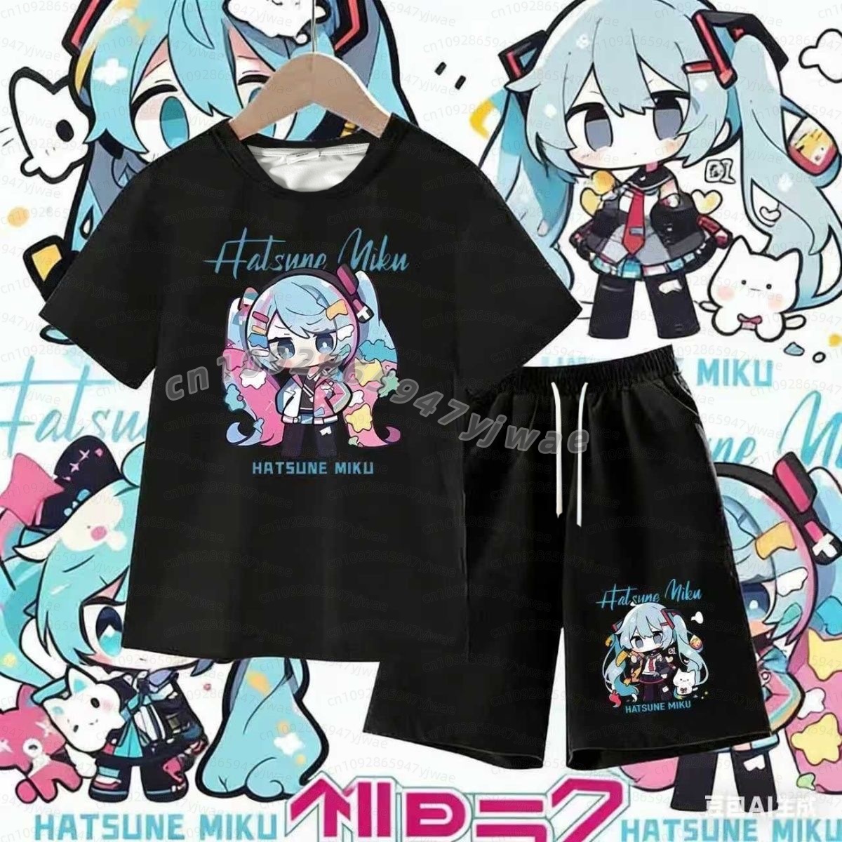 Japanese Anime Hatsune Miku Me - مراجعة Street Fashion Clothes وسعره