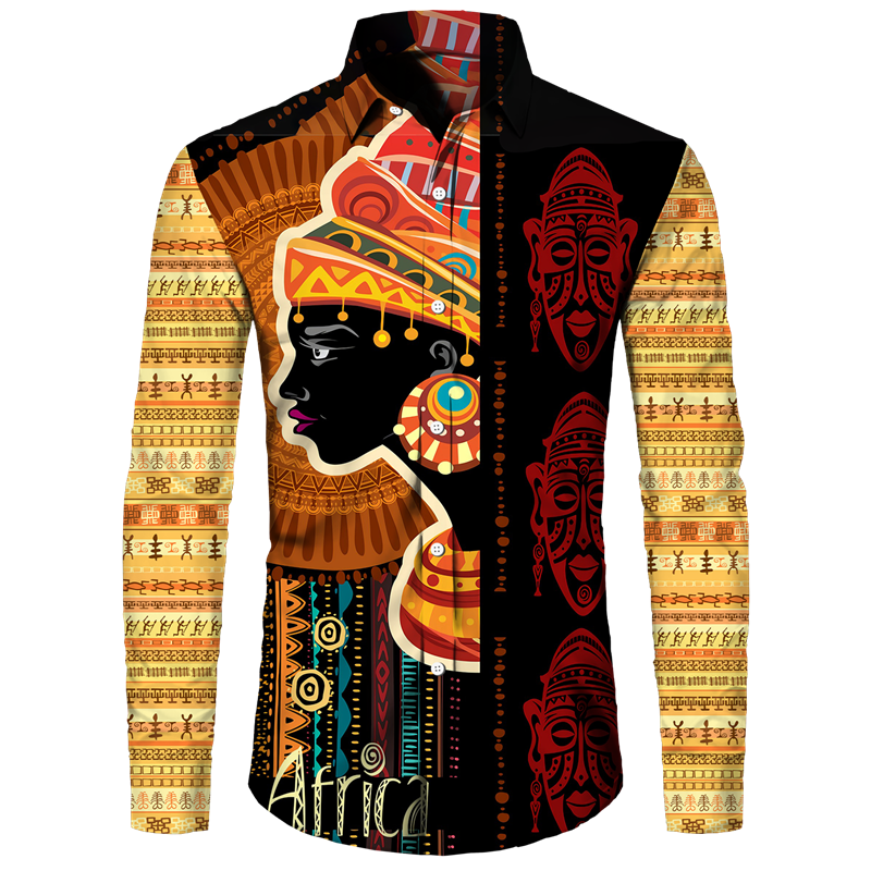 Ancient Egypt Printed Men's Sh - مراجعة Street Fashion Egypt وسعره