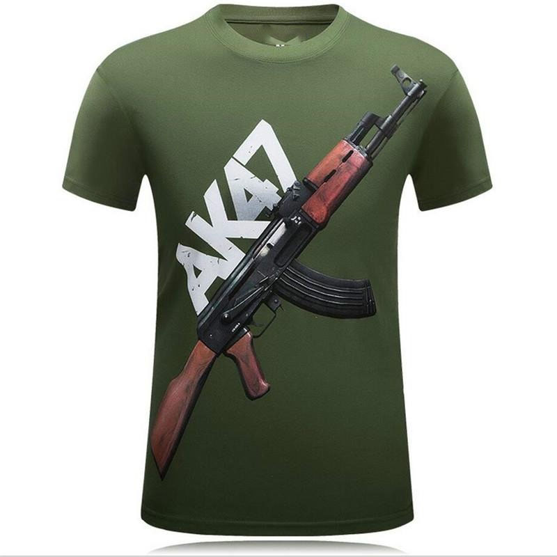 Tough Guy Style 3D Print T-shi - مراجعة Street Fashion For Short Guys وسعره