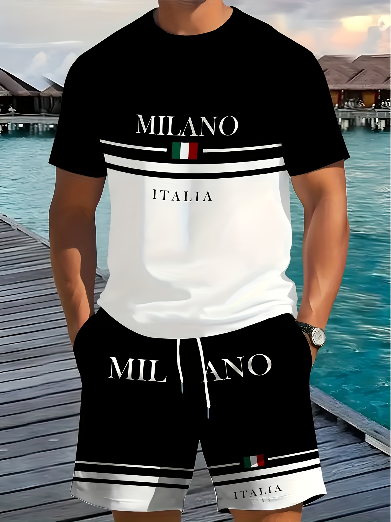 2026 Summer New Men's Short-Sl - مراجعة Street Summer Fashion وسعره