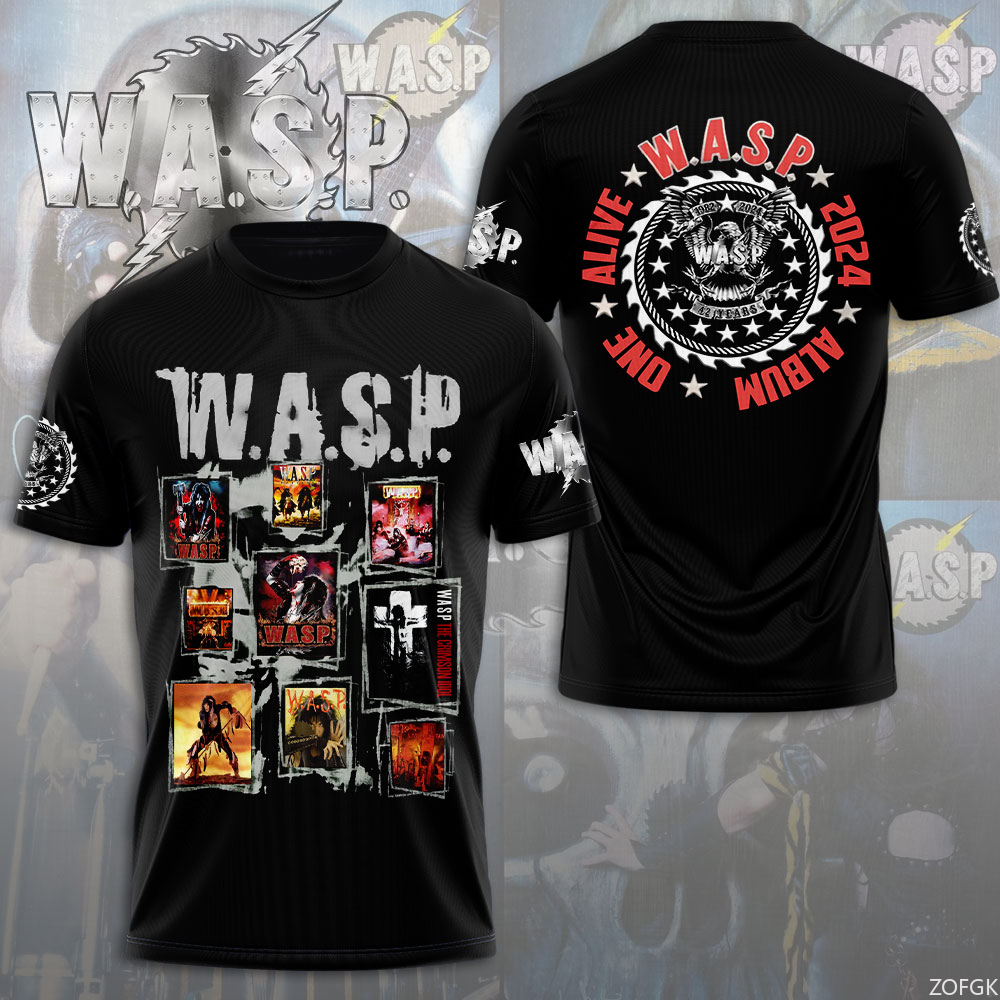 W.A.S.P Rock 3D Printing T-shi - مراجعة Street Fashion Baggy وسعره