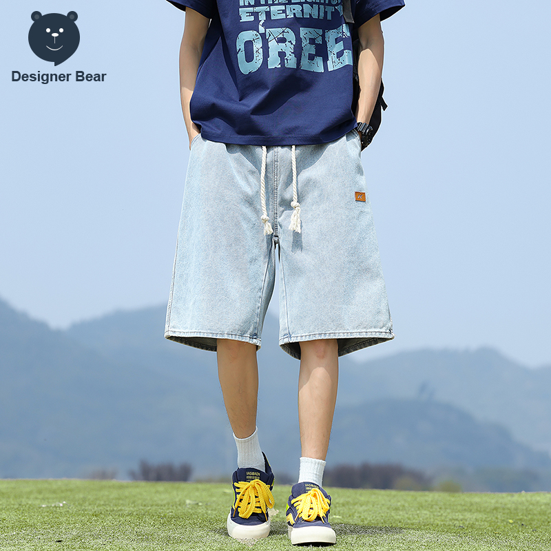 High Quality Men's Summer Deni - مراجعة Street Fashion Baggy وسعره