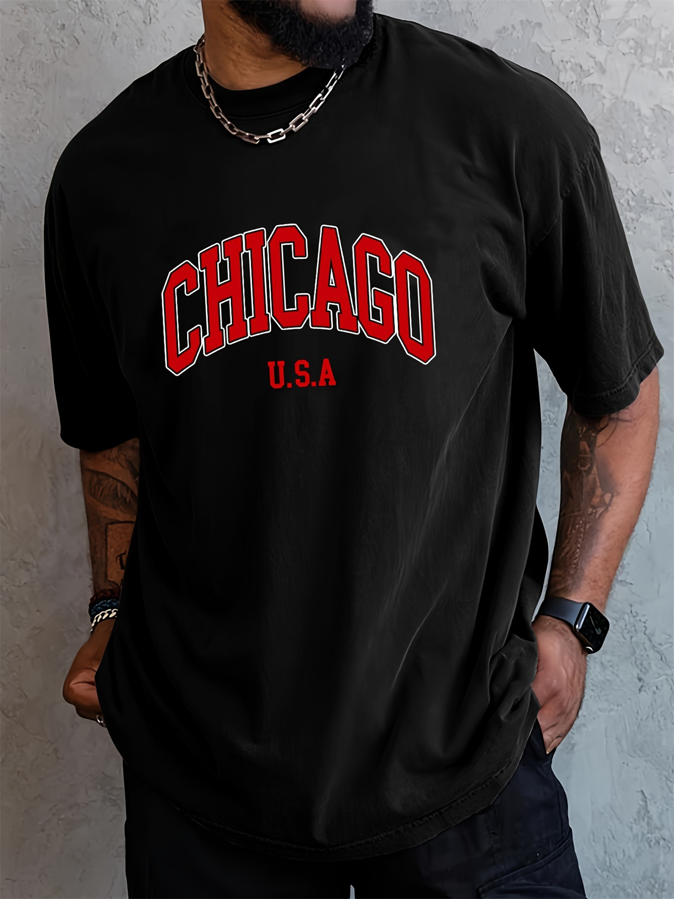 Men's summer 100 cotton fashio - مراجعة Street Fashion Chicago وسعره
