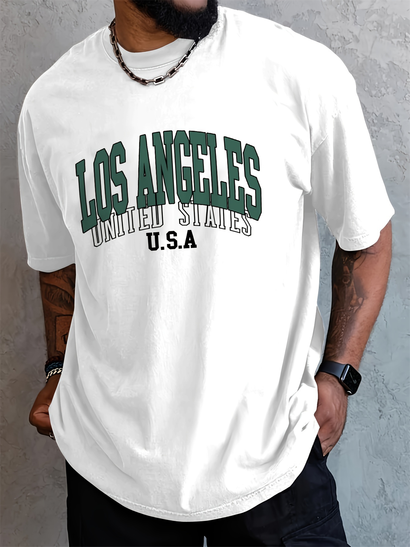Men's summer 100 cotton fashio - مراجعة Street Fashion Chicago وسعره
