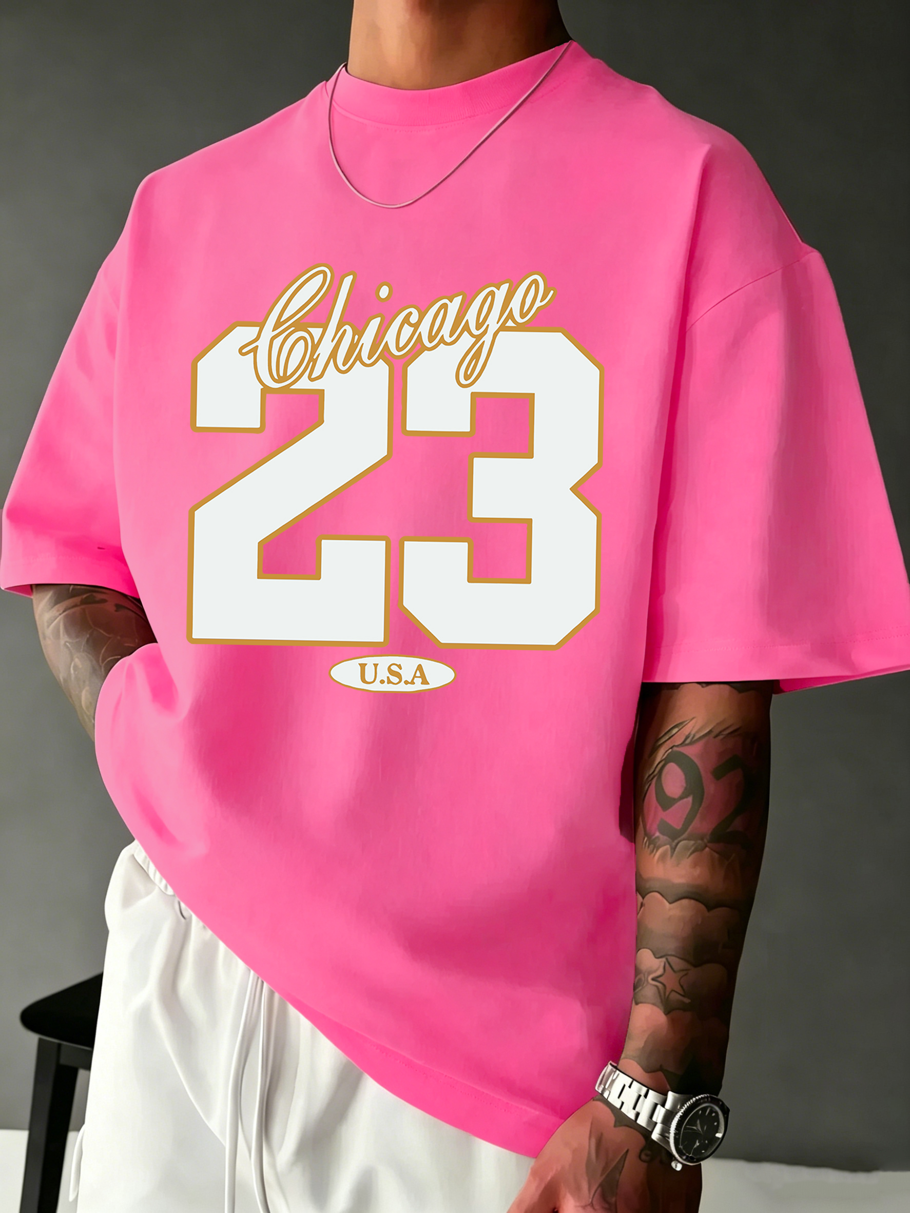 Chicago Usa Number 23 Print Me - مراجعة Street Fashion Chicago وسعره