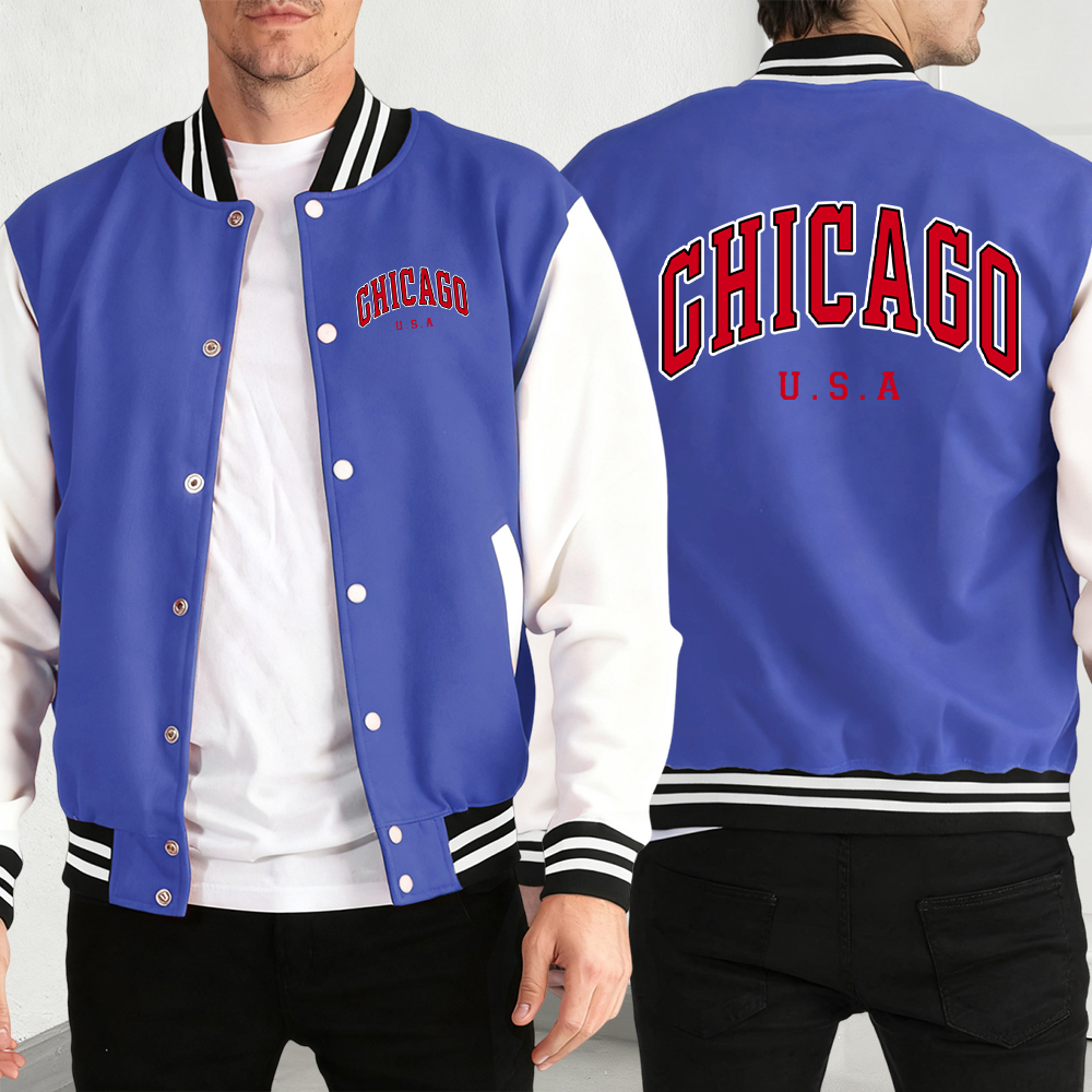 Chicago Usa Words Print Man Co - مراجعة Street Fashion Chicago وسعره