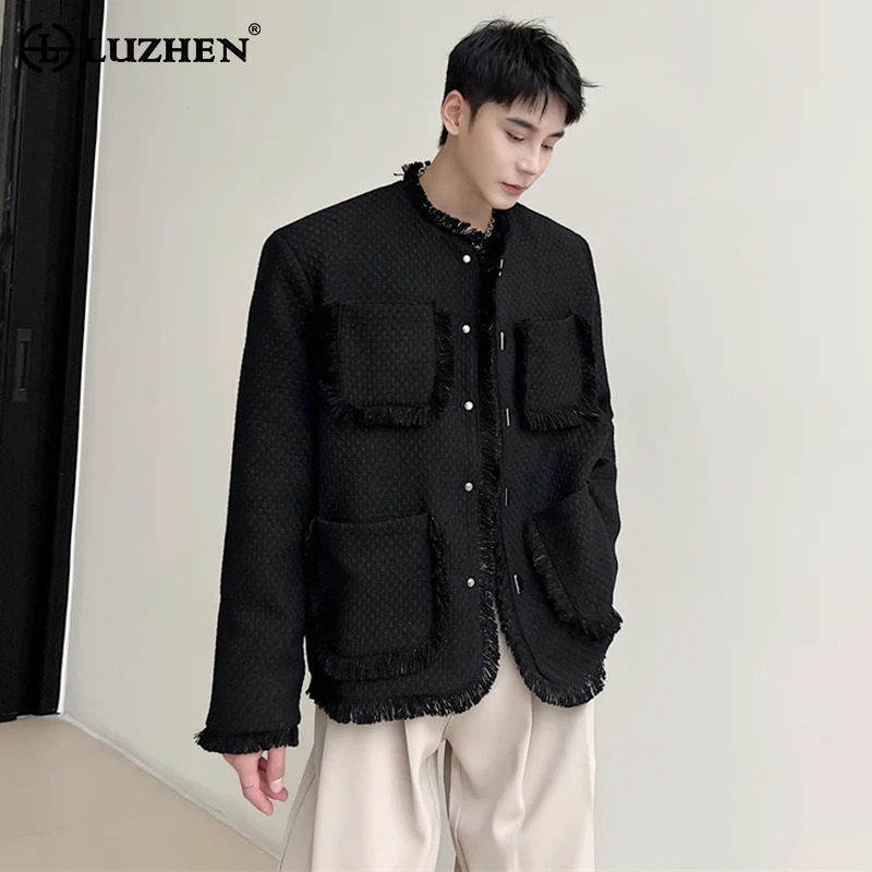 LUZHEN Original Pockets Elegan - مراجعة Street Fashion Reviews وسعره