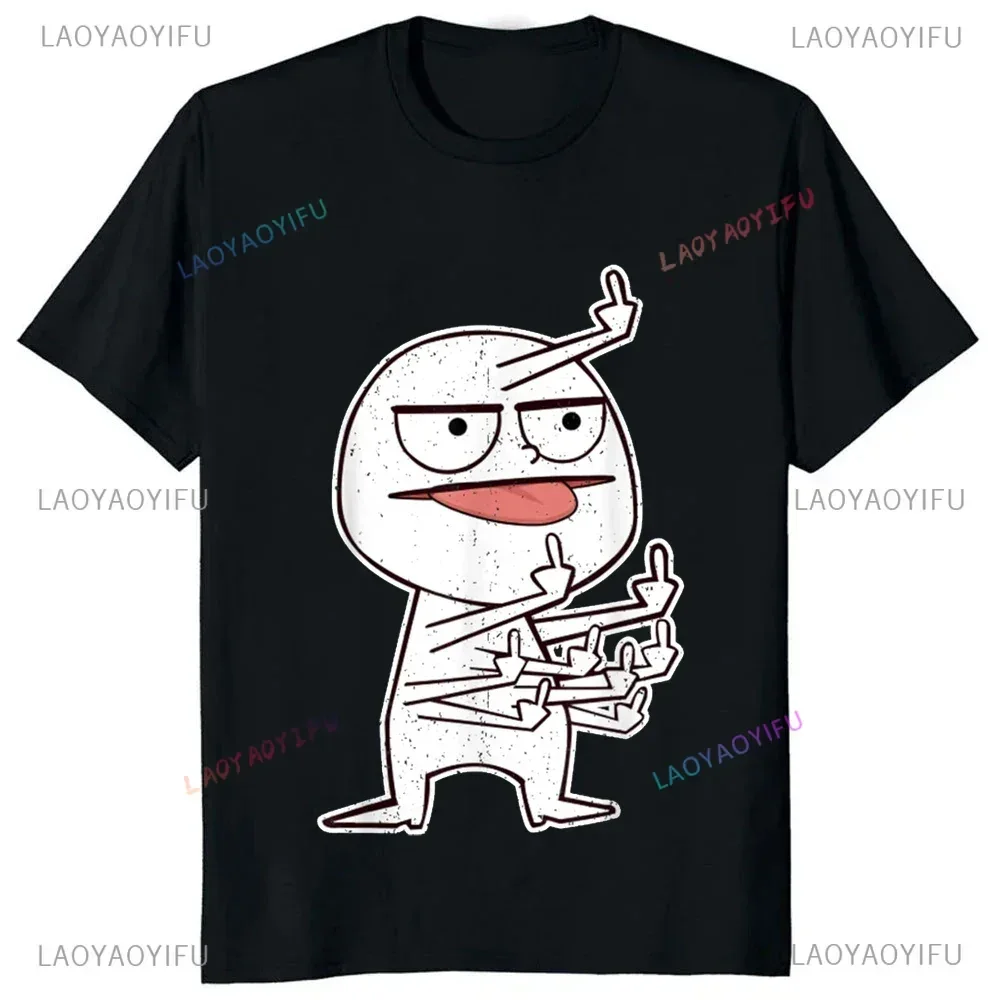 Middle Finger Funny Maniac Pri - مراجعة Street Fashion Baggy وسعره