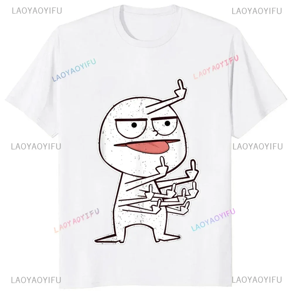 Middle Finger Funny Maniac Pri - مراجعة Street Fashion Baggy وسعره