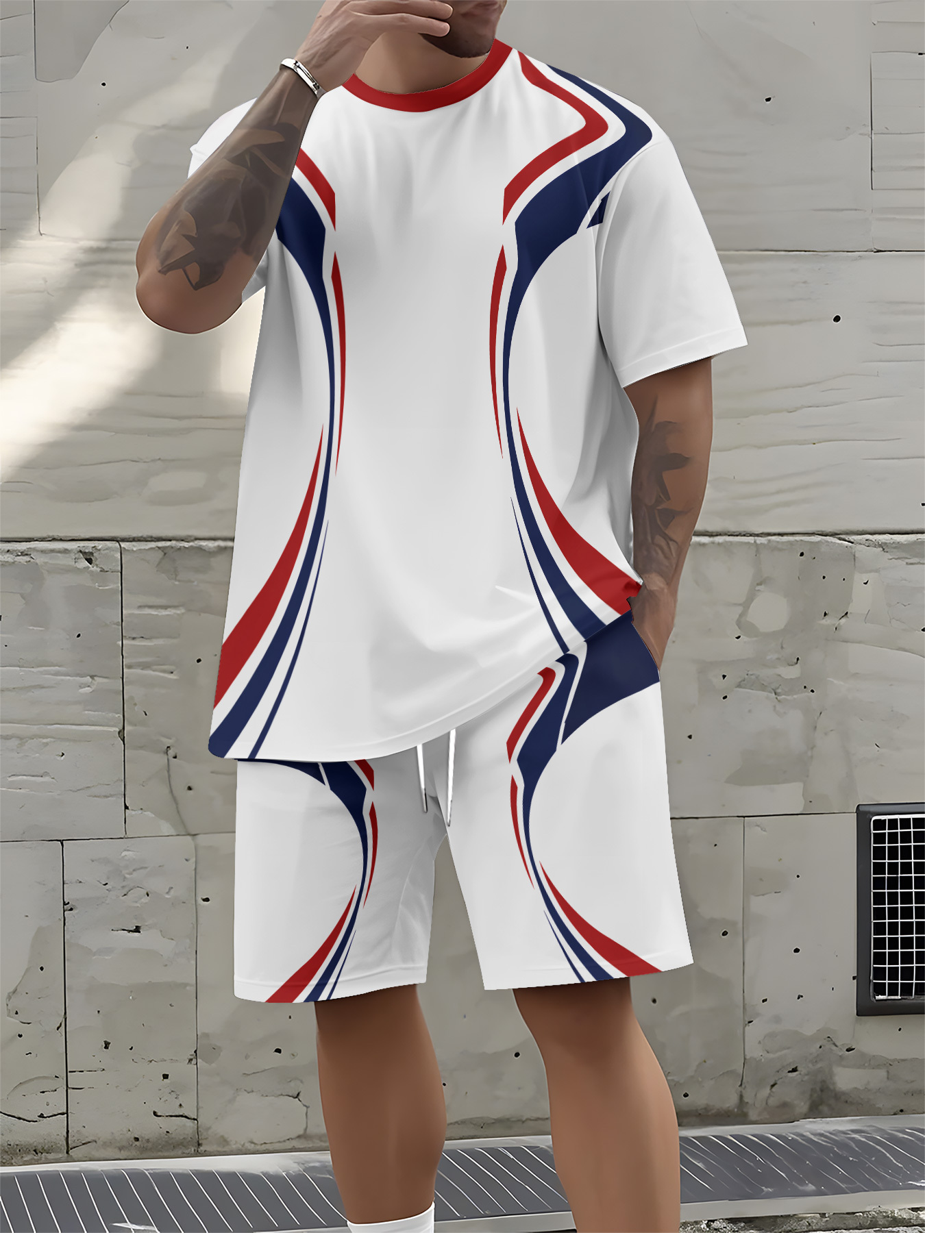 2026 Summer New Men's Short-Sl - مراجعة Street Fashion Designers وسعره