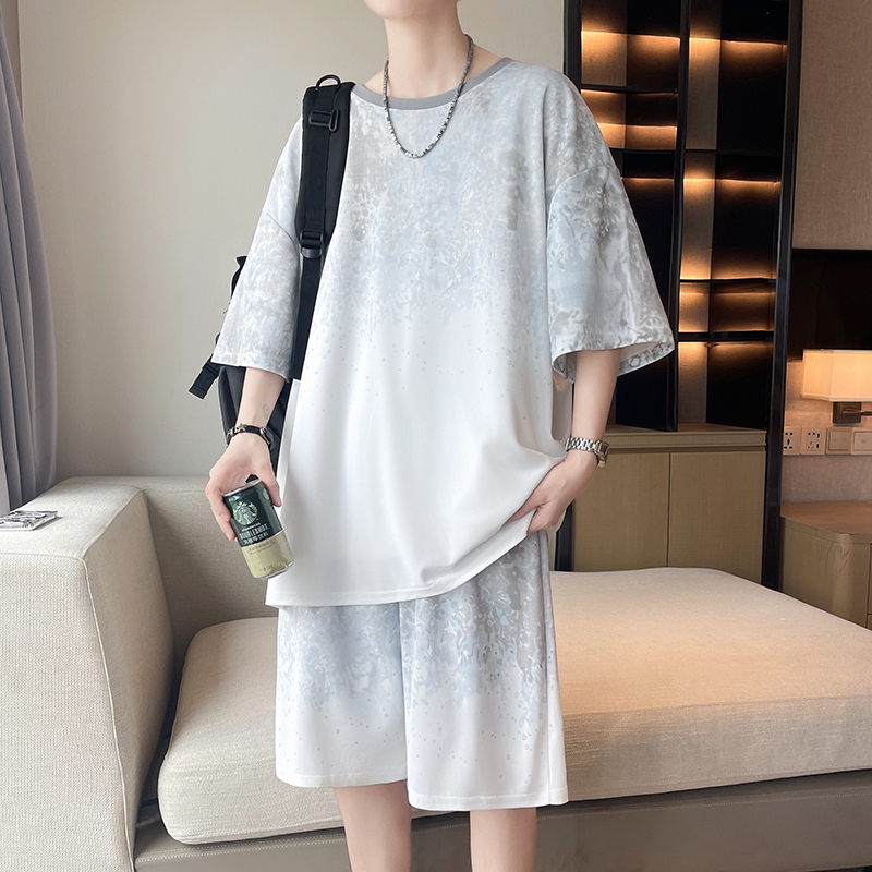 【Top 5-Point Pants】Men's T-Shi - مراجعة Street Summer Fashion وسعره