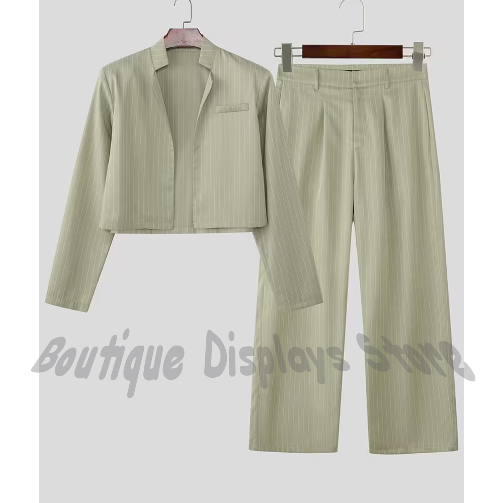 Chic Tailored Men's Suit Set(J - مراجعة Street Fashion Outfit For Men وسعره